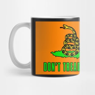 Dont tread on me flag - Construction Safety Orange Mug